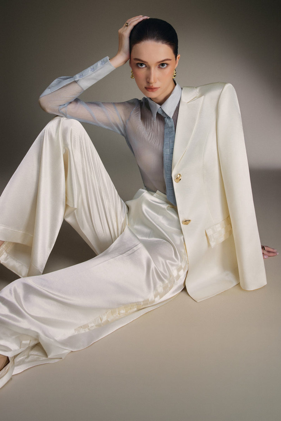 Avelia Notched Lapel Blazer 3