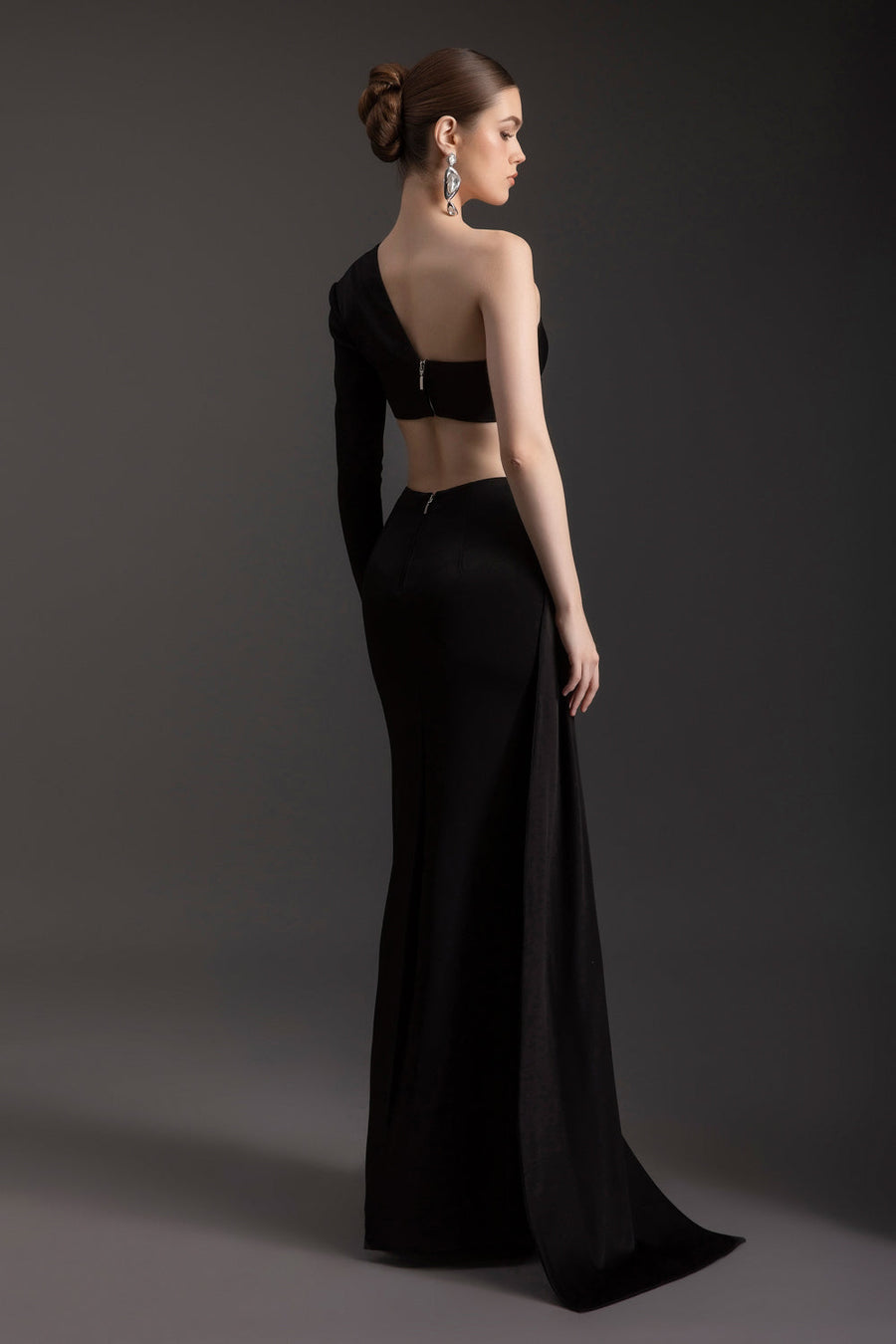 Evie One Shoulder Satin Set 3