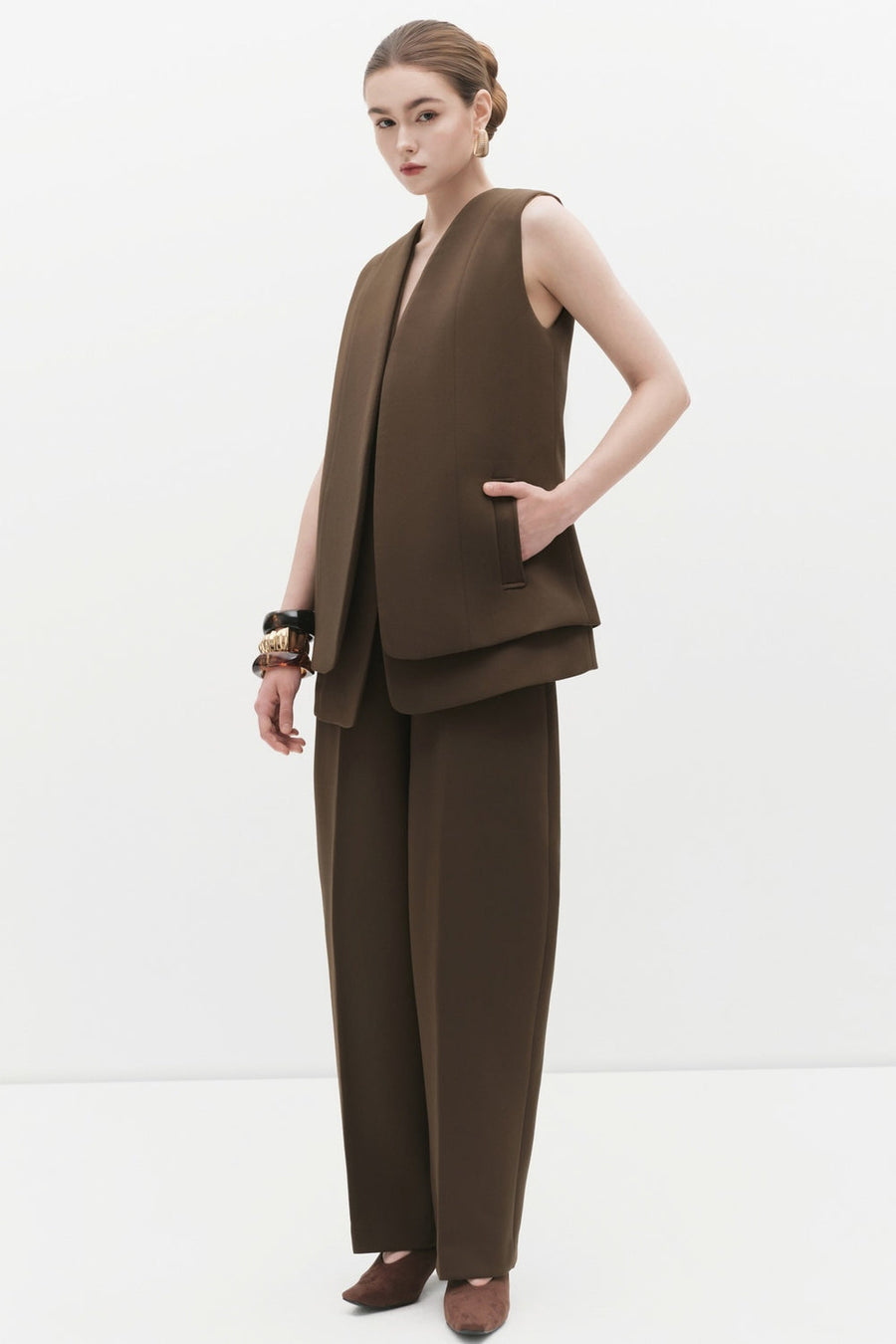 Farah Straight Twill Pants 5