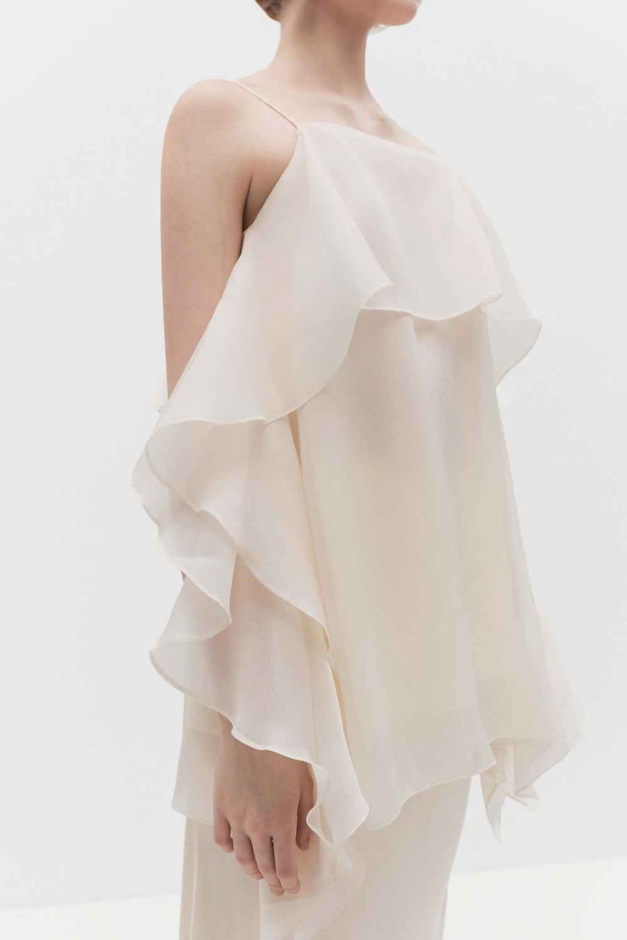 Flexible Straight Draped Skirt