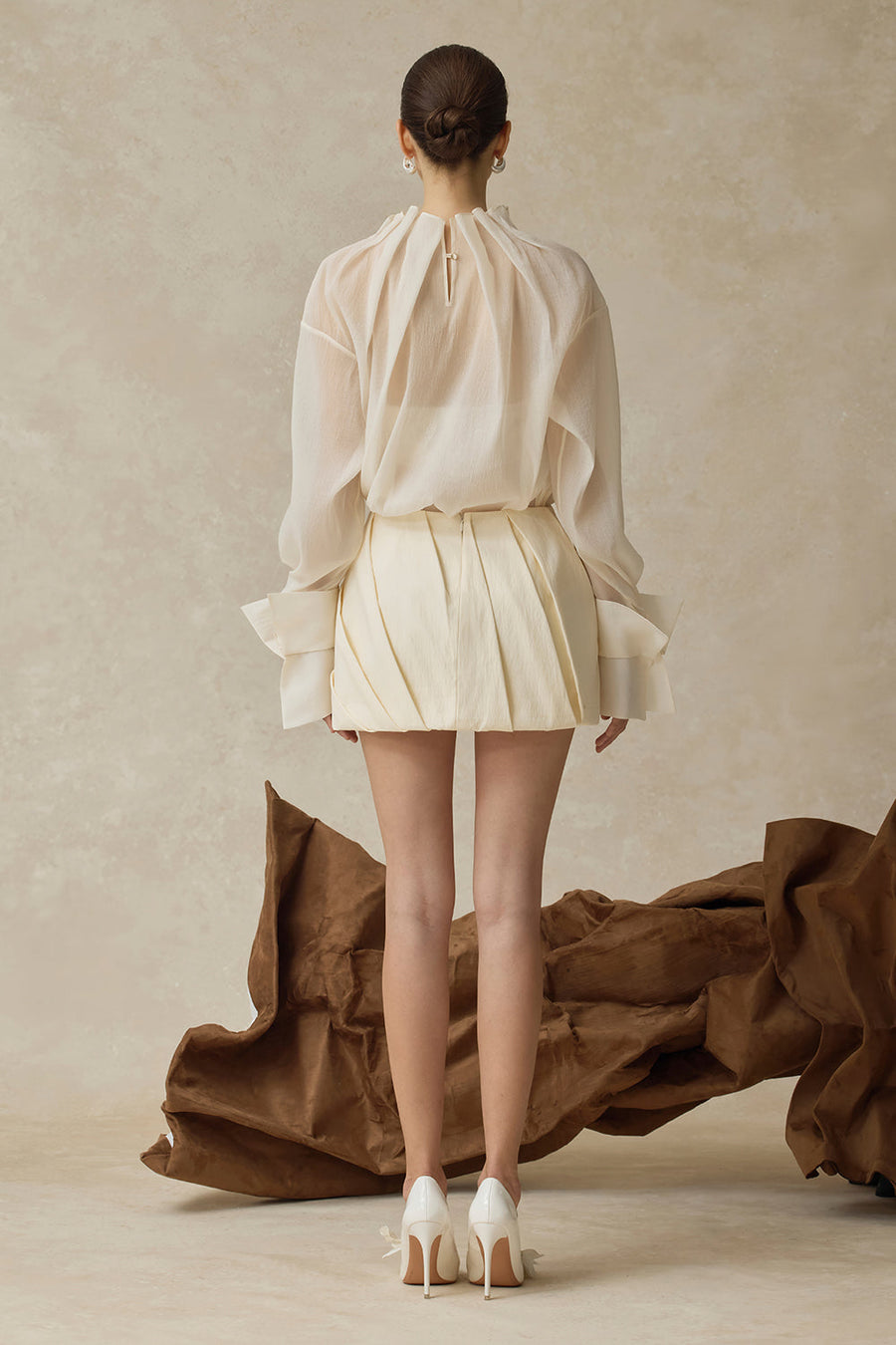 Freya A-line Draped Skirt 6