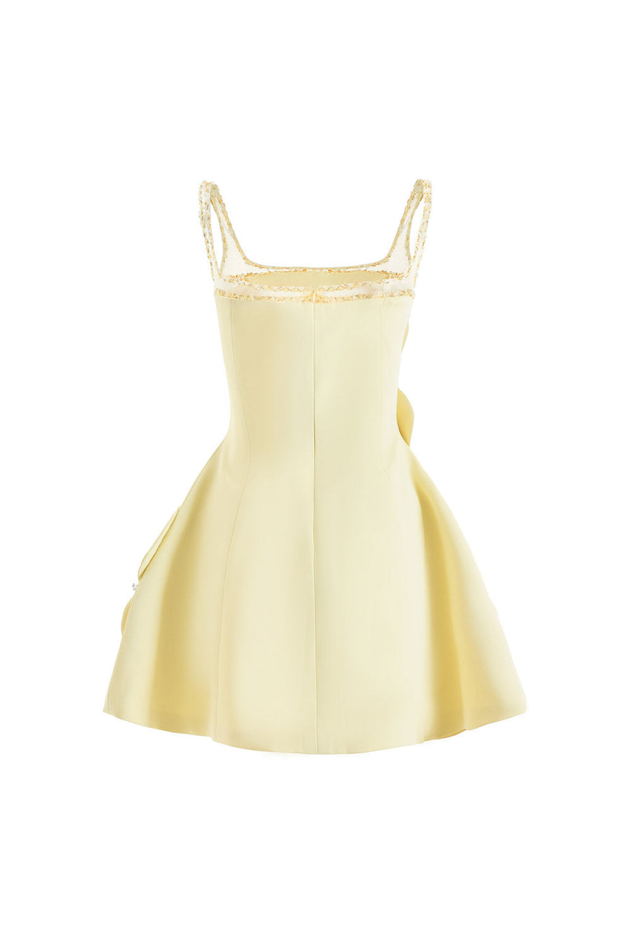 Anahi Fit and Flare Strappy Polyester Mini Dress 7