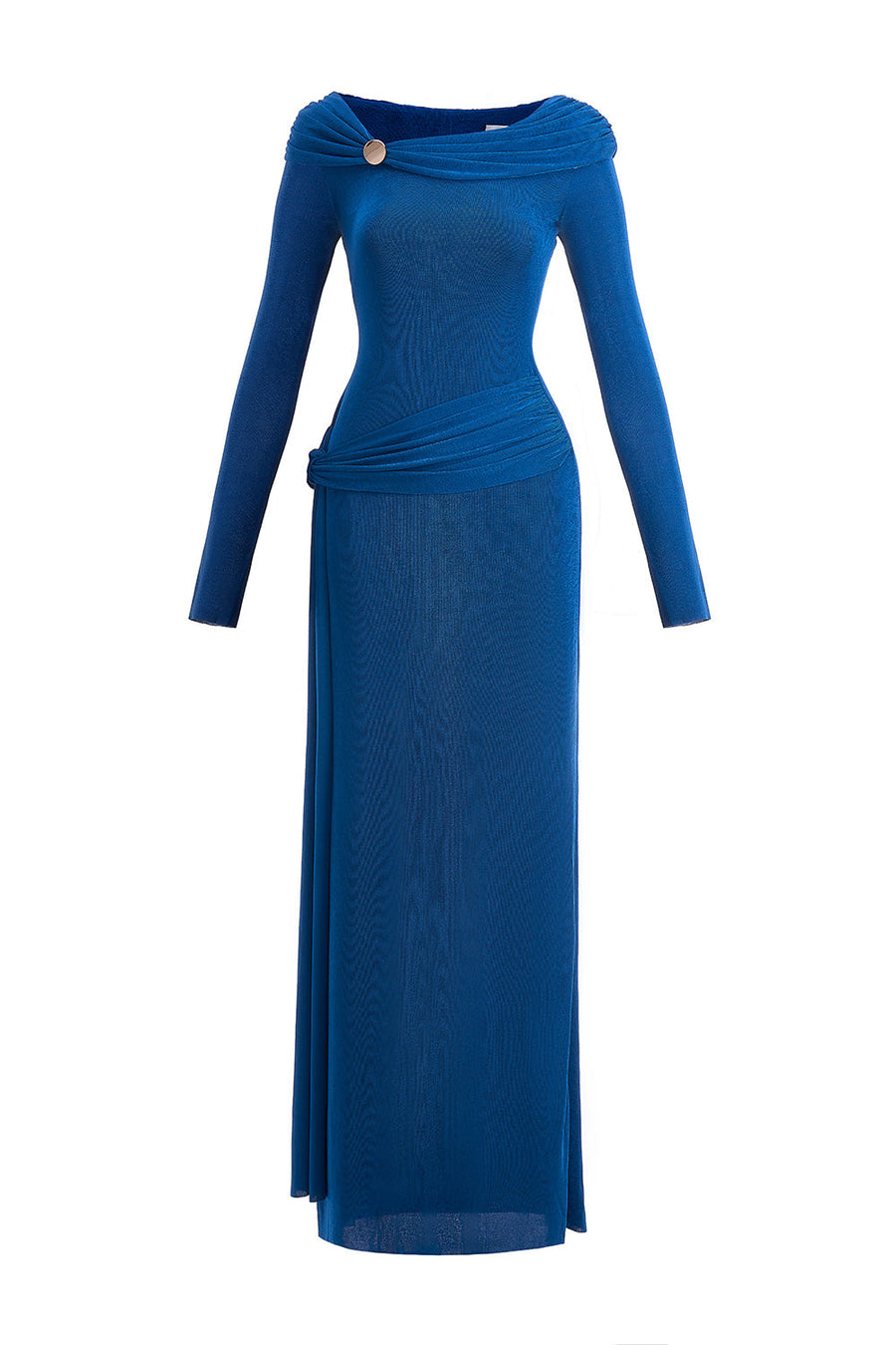 Dandelion Sheath Long Sleeved Elastic Cotton Floor Length Dress 9