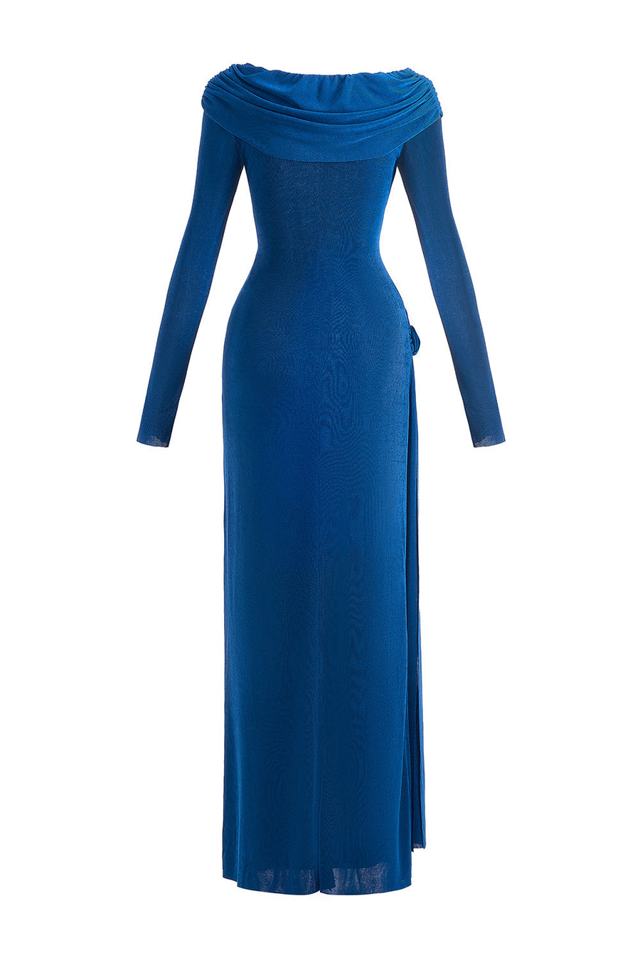 Dandelion Sheath Long Sleeved Elastic Cotton Floor Length Dress 10