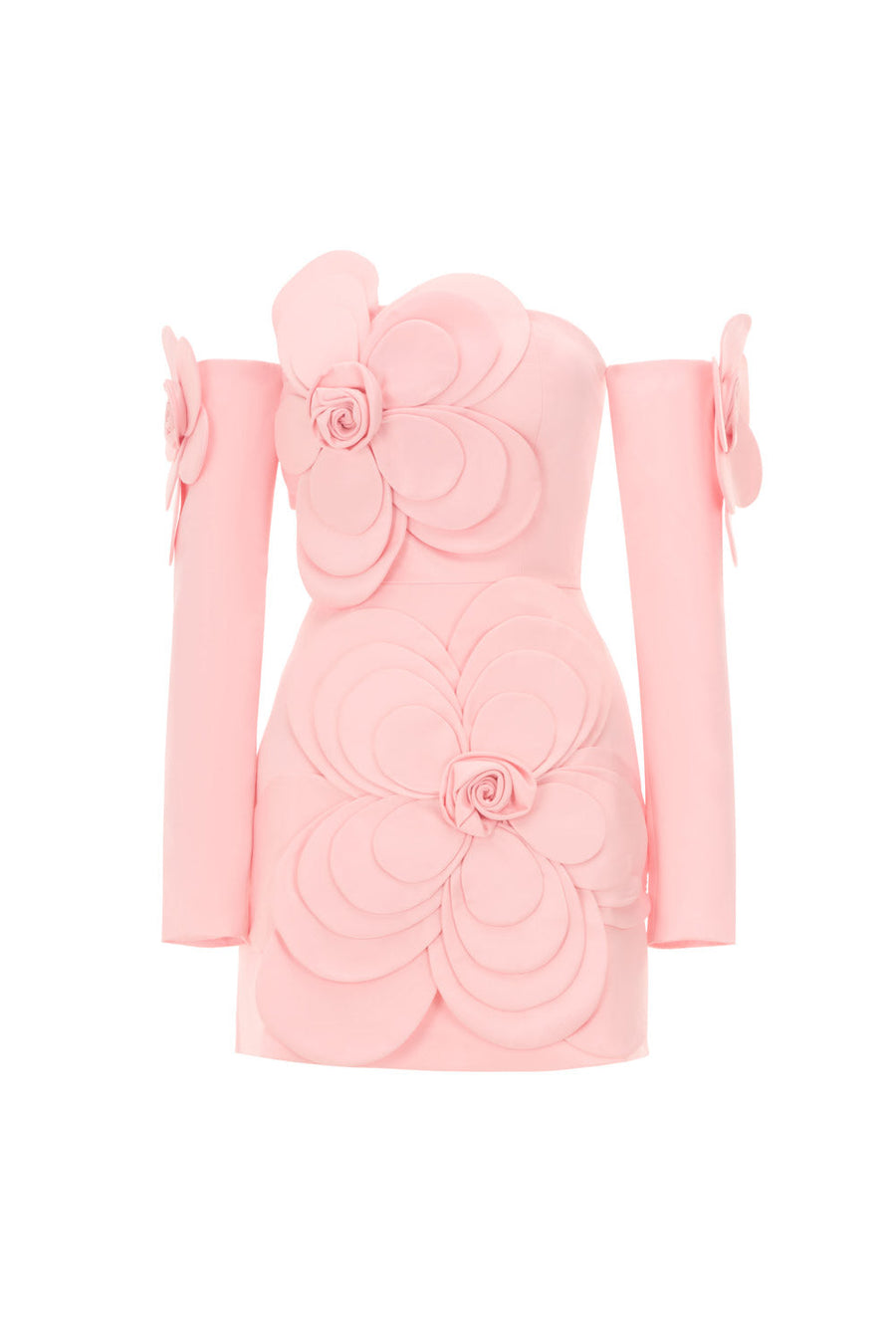 Amora A-line Cold Shoulder Sleeved Velvet Mini Dress 1