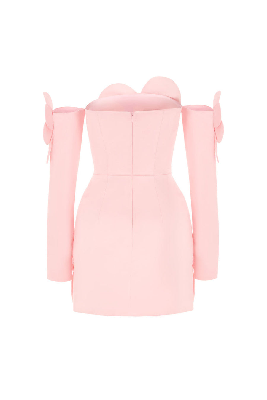 Amora A-line Cold Shoulder Sleeved Velvet Mini Dress 4