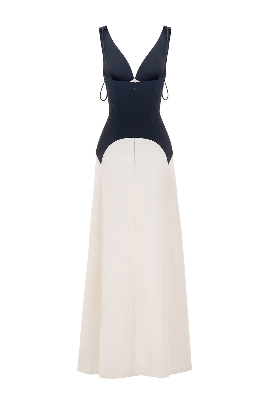 Pygmalion A-line Spaghetti Strap Wool Cotton Ankle Length Dress 3