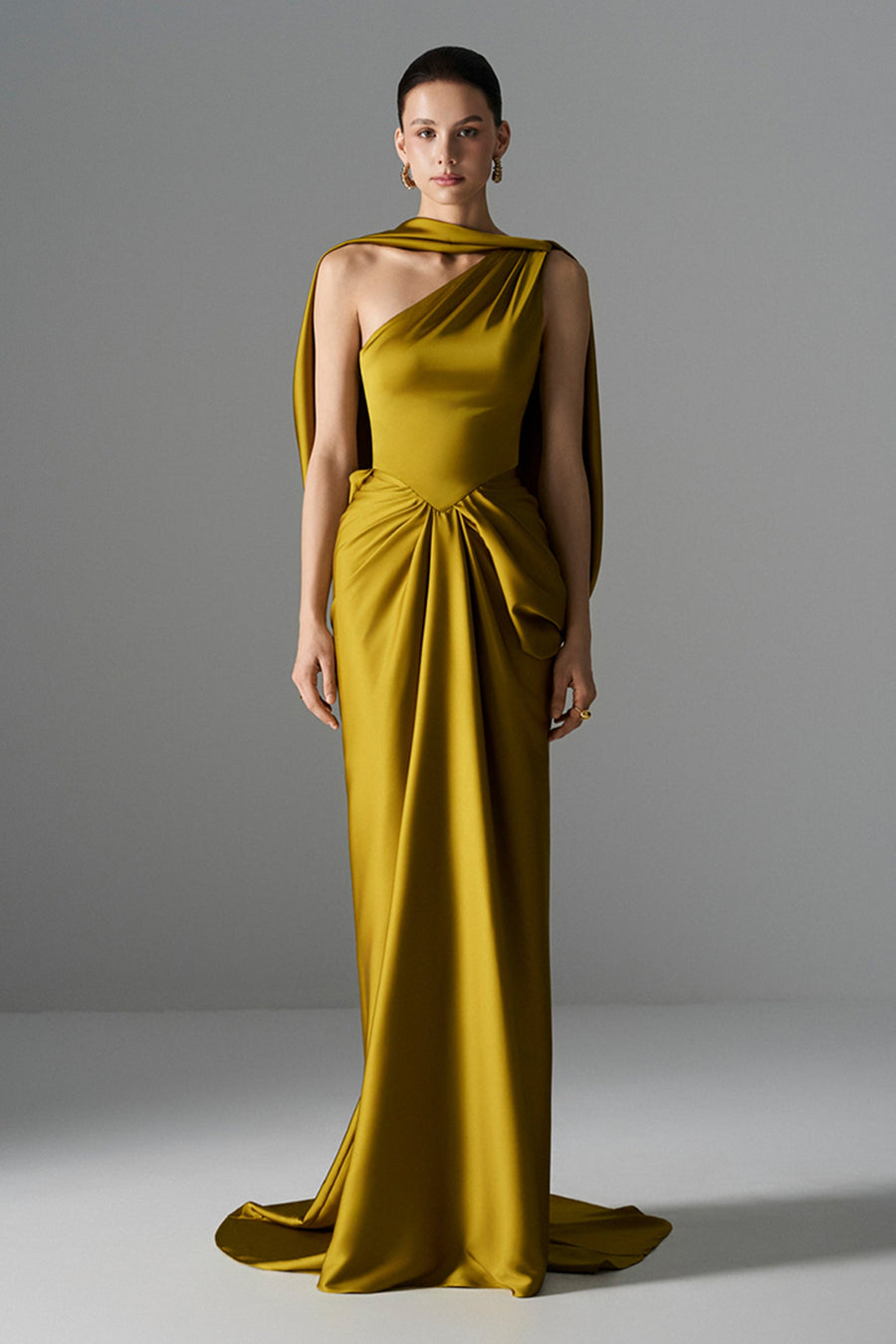 Goddess Draped Maxi Dress 2