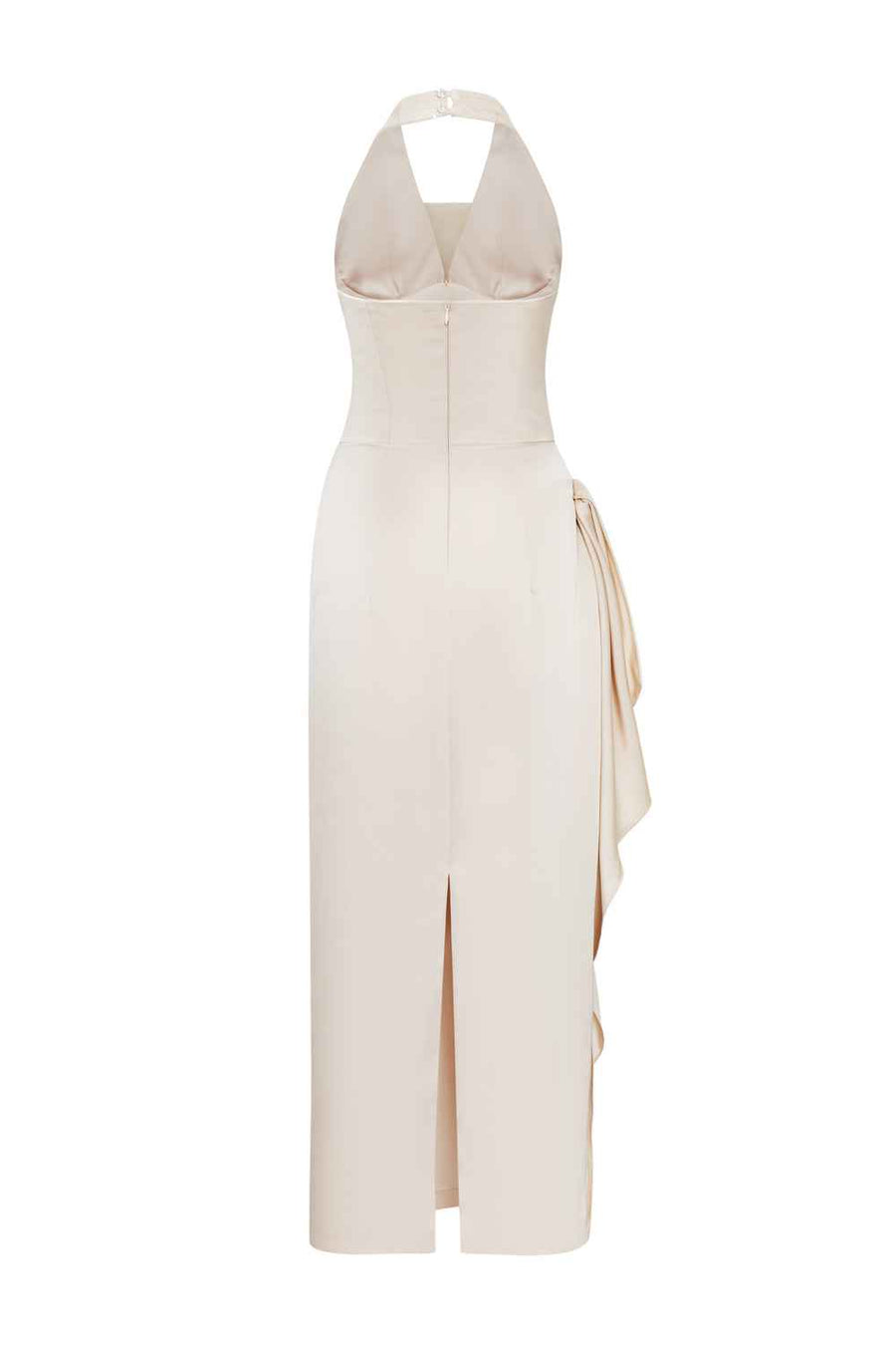 Clytia Draped Midi Dress