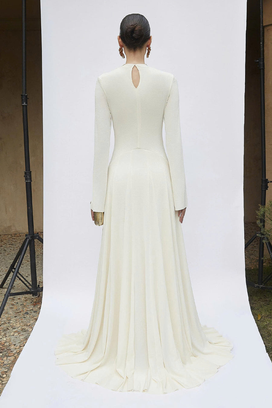Imogen Split Sleeve Applique Maxi Dress 5