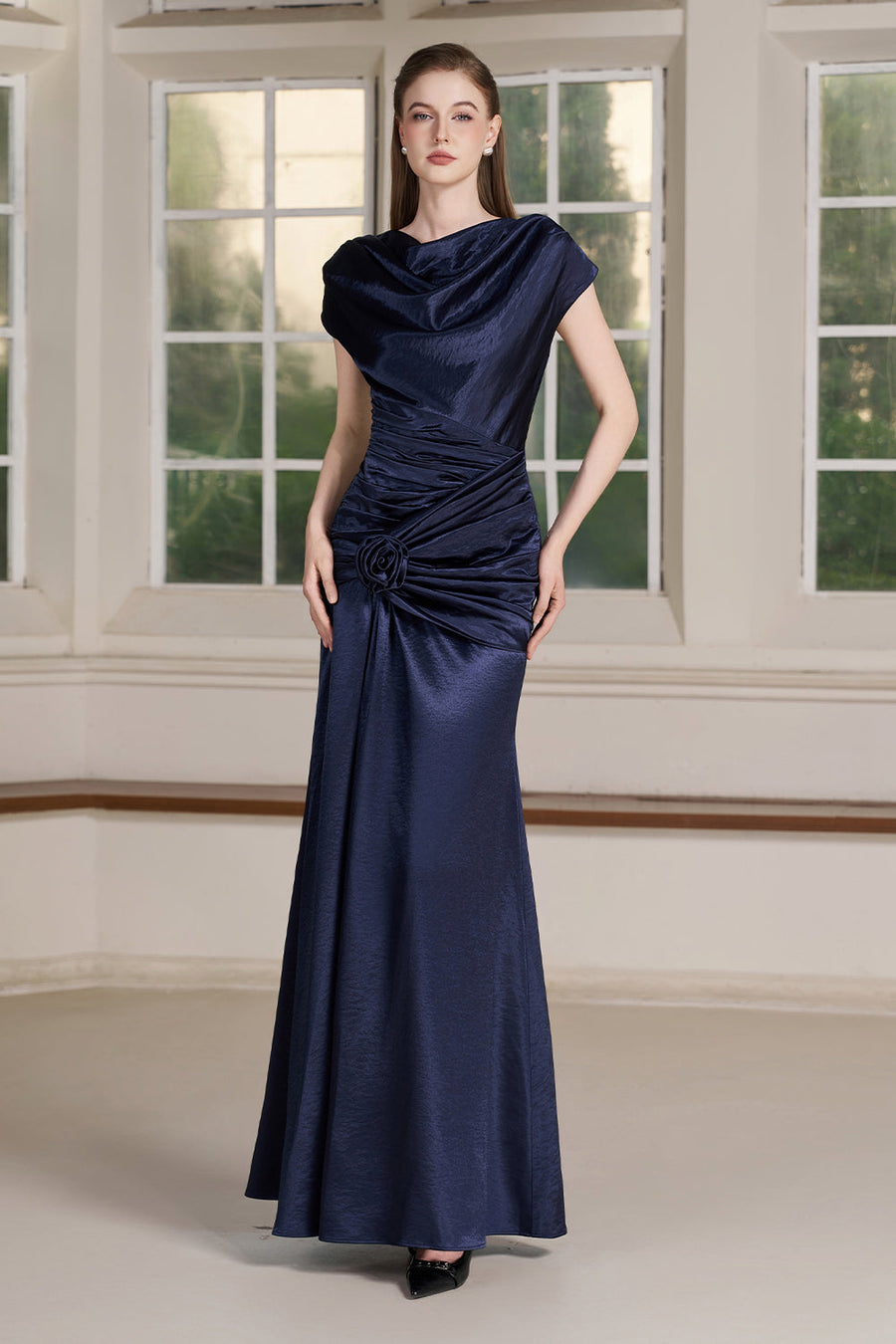Ina Ruched Maxi Dress 2