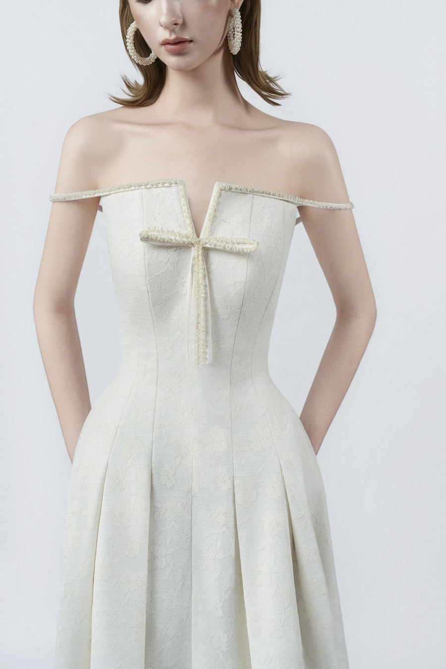 Ingrid Off-Shoulder Maxi Dress 6