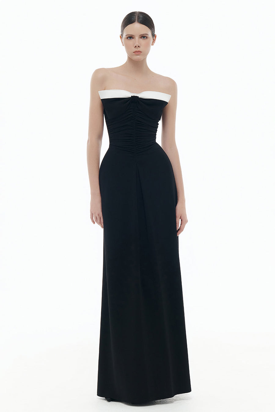 Isabelle Sweetheart Draped Maxi Dress 6