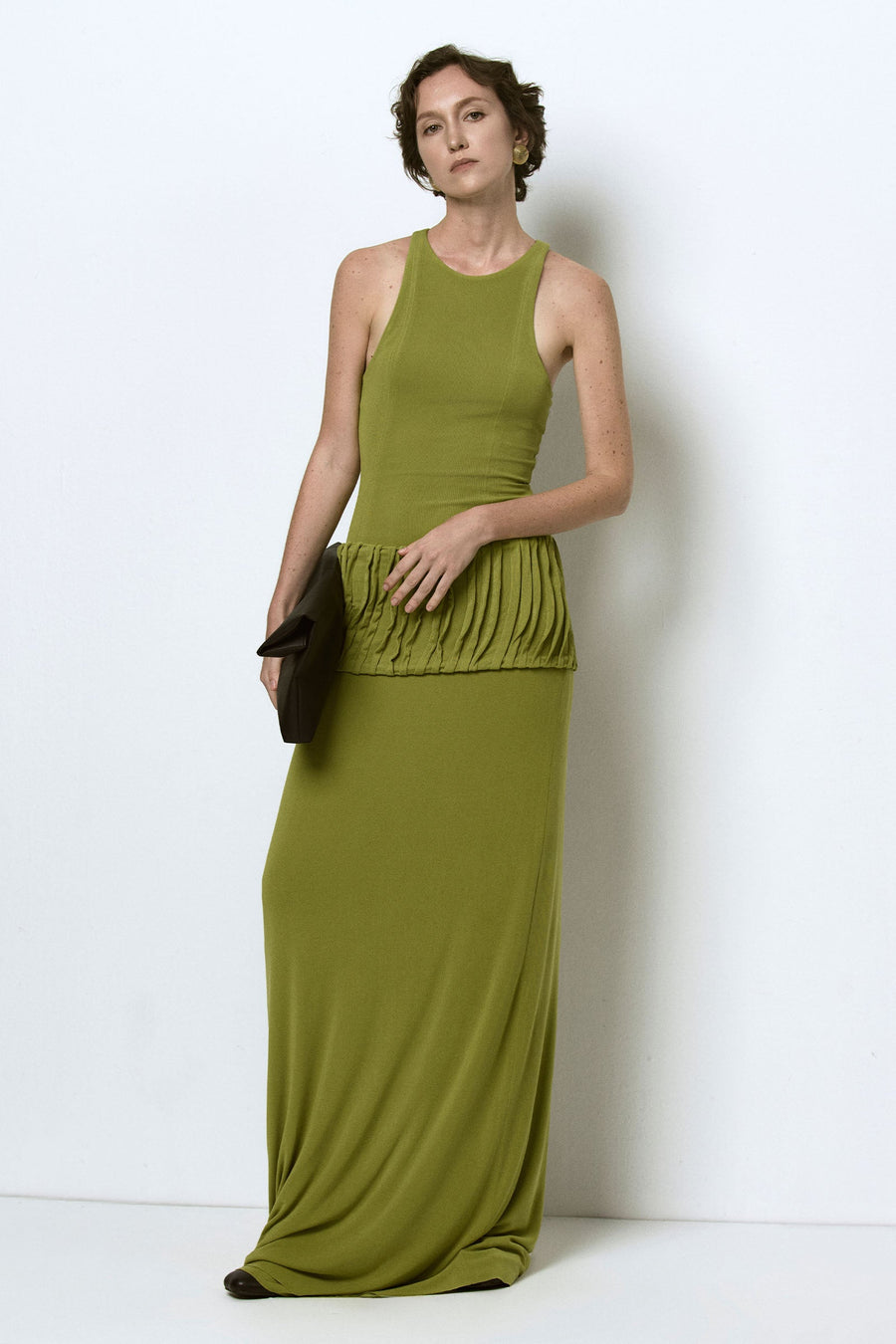 Isadora Ruched Maxi Dress 2