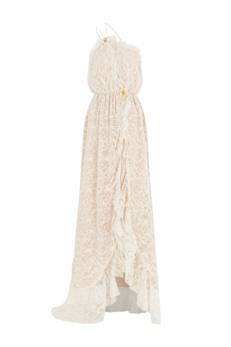 Ivoria Blouson Ruffle Maxi Dress 1