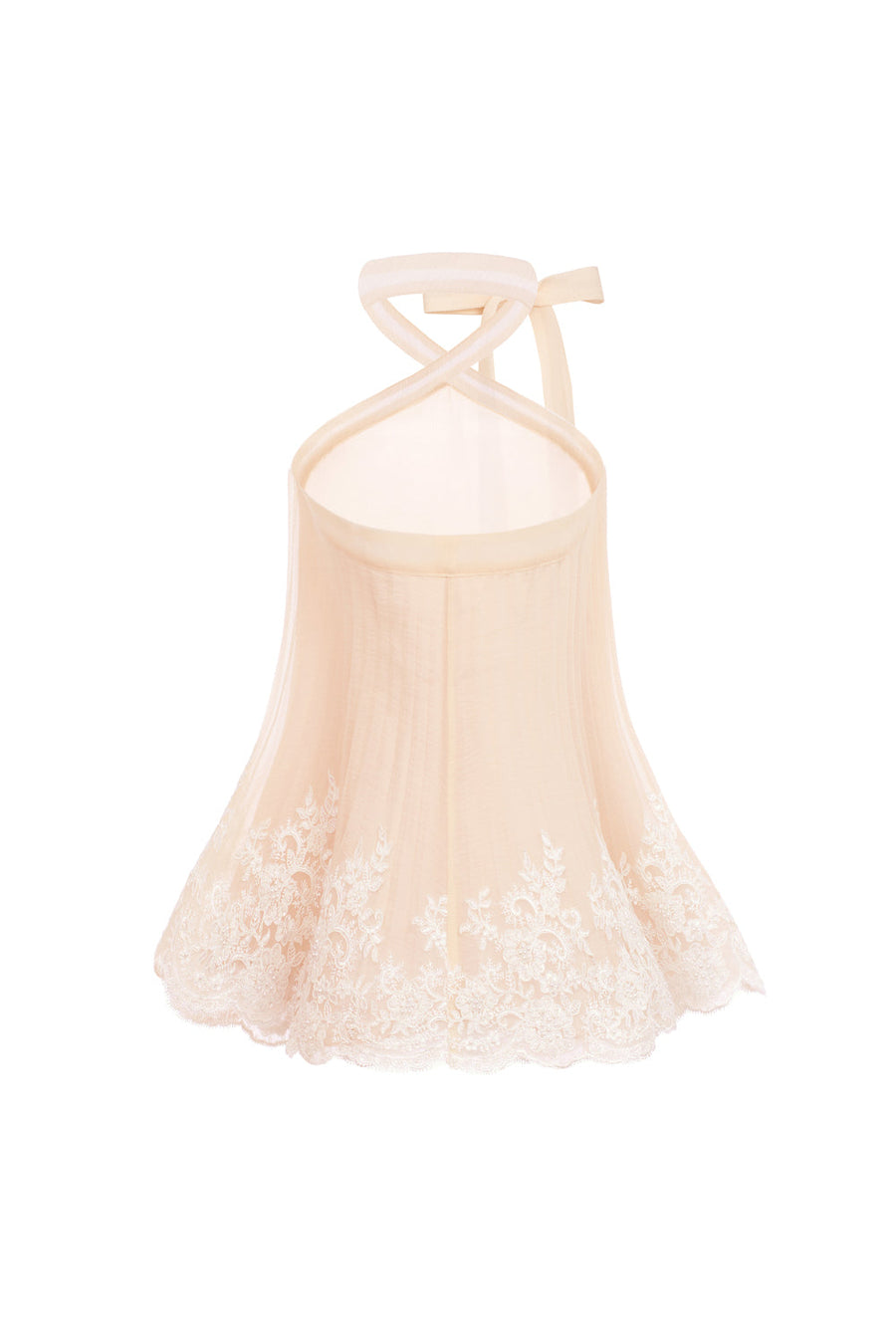 Julia Babydoll Halter Neck Crinkle Organza Top 5