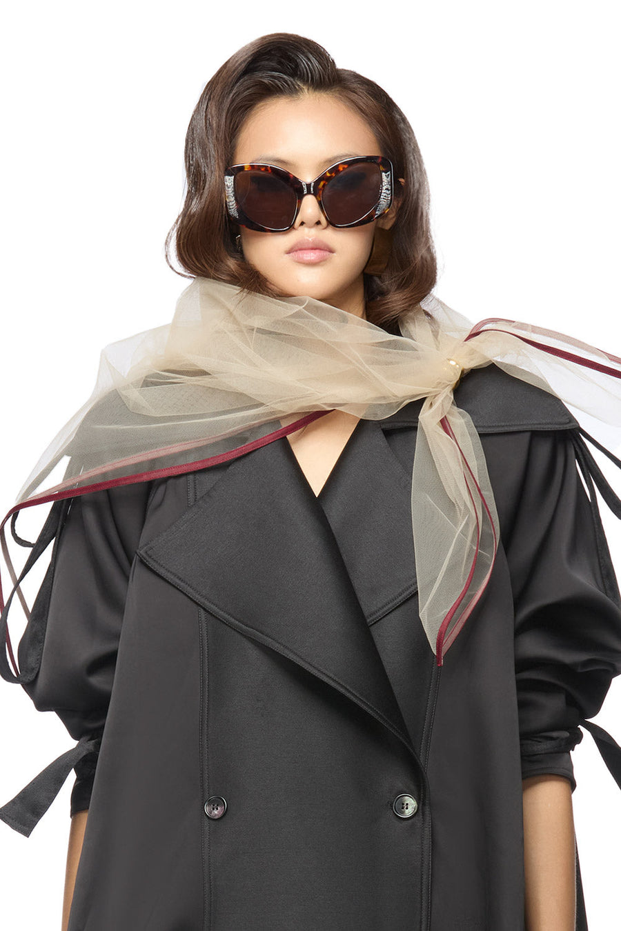 Kaiser Tulle Scarf Scarf DAS LA VIE