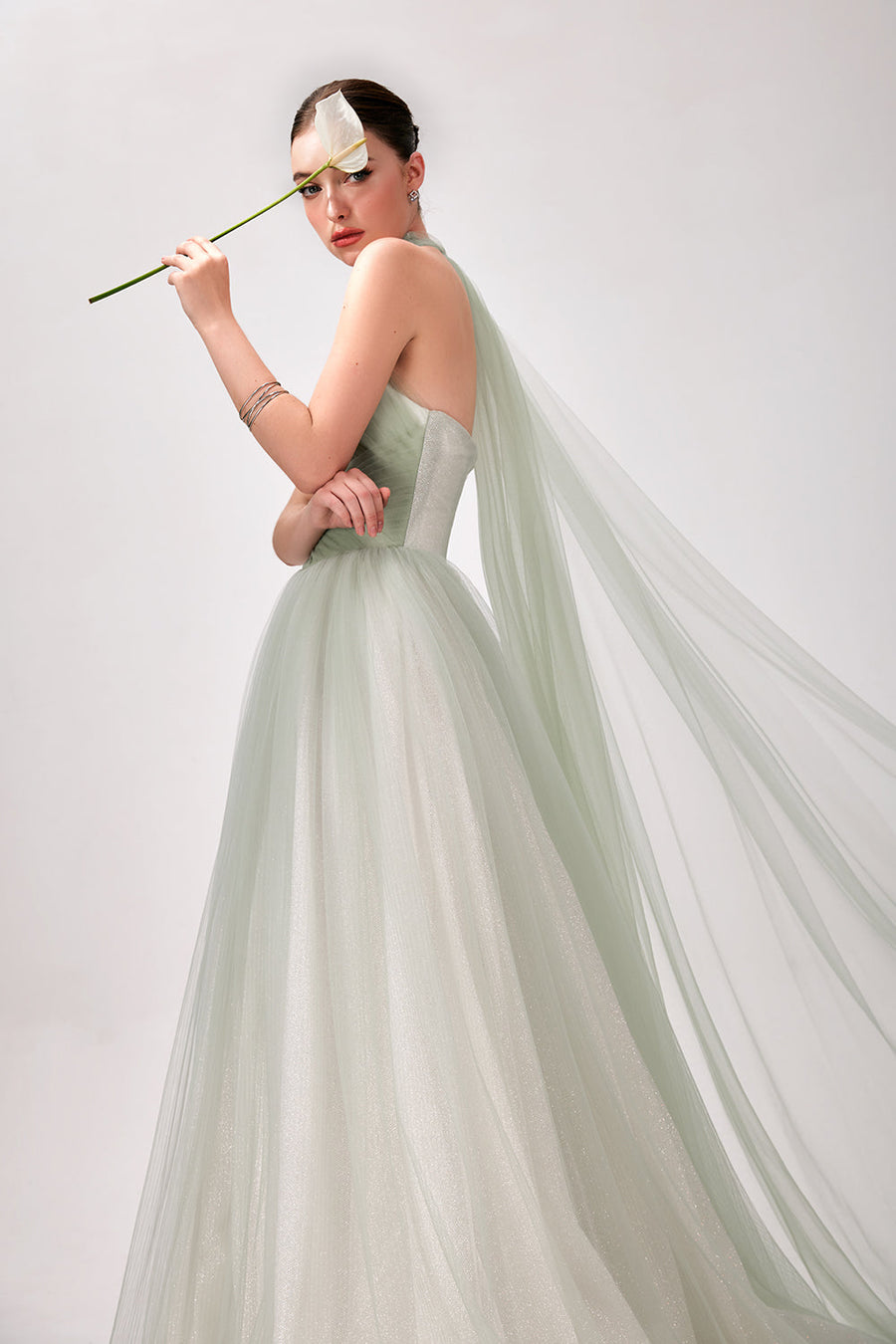 Karen Halter Draped Maxi Dress 4