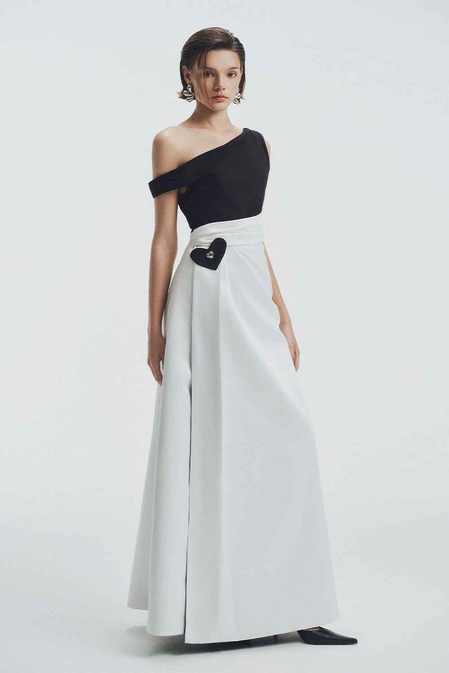 Linden A-line Side Slit Chiffon Maxi Dress Maxi Dress LaLING