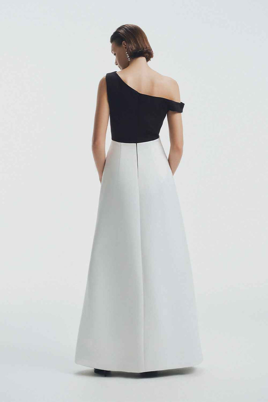 Linden A-line Side Slit Chiffon Maxi Dress Maxi Dress LaLING