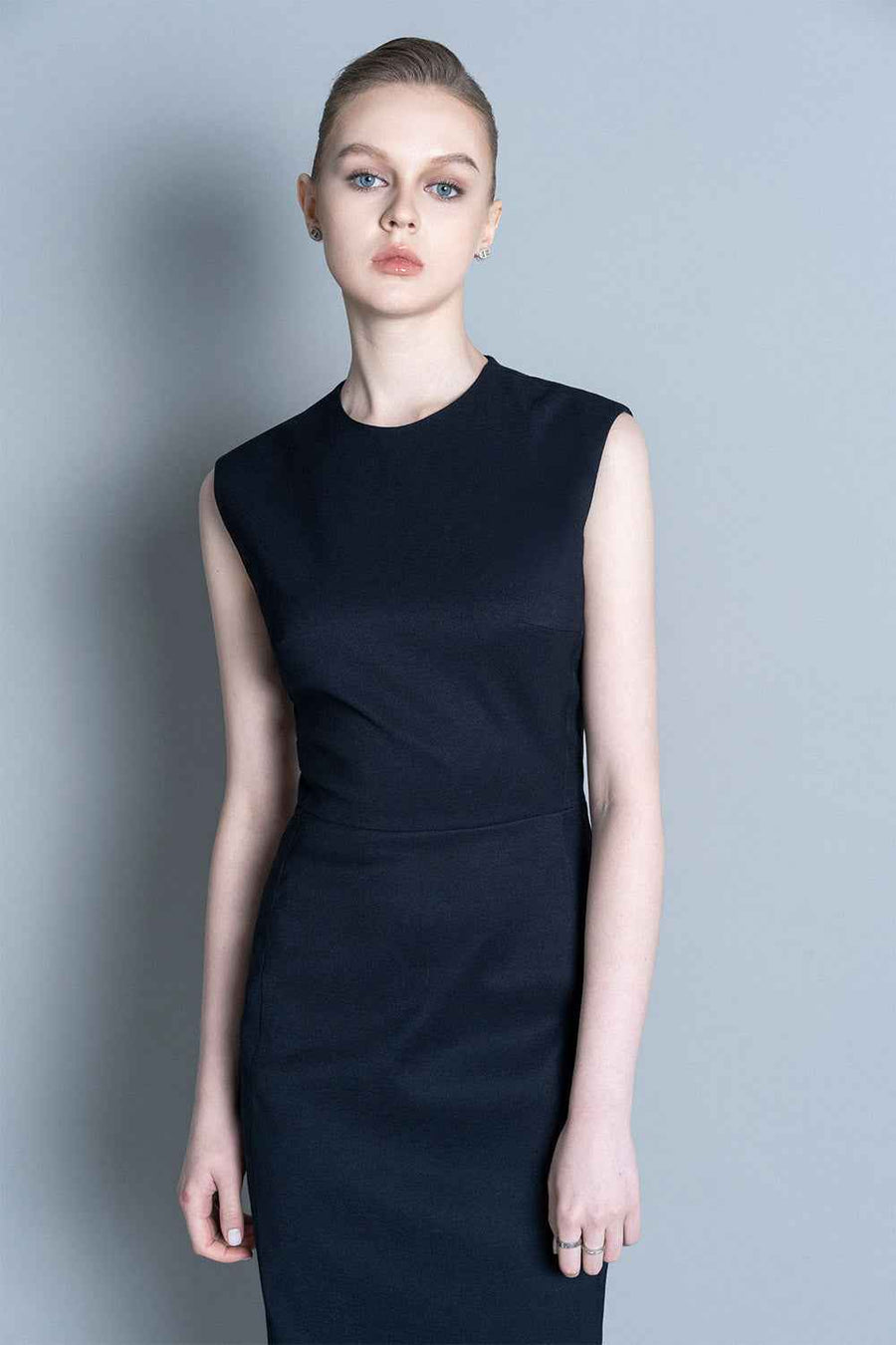 Limoges Pencil Sleeveless Polycotton Midi Dress