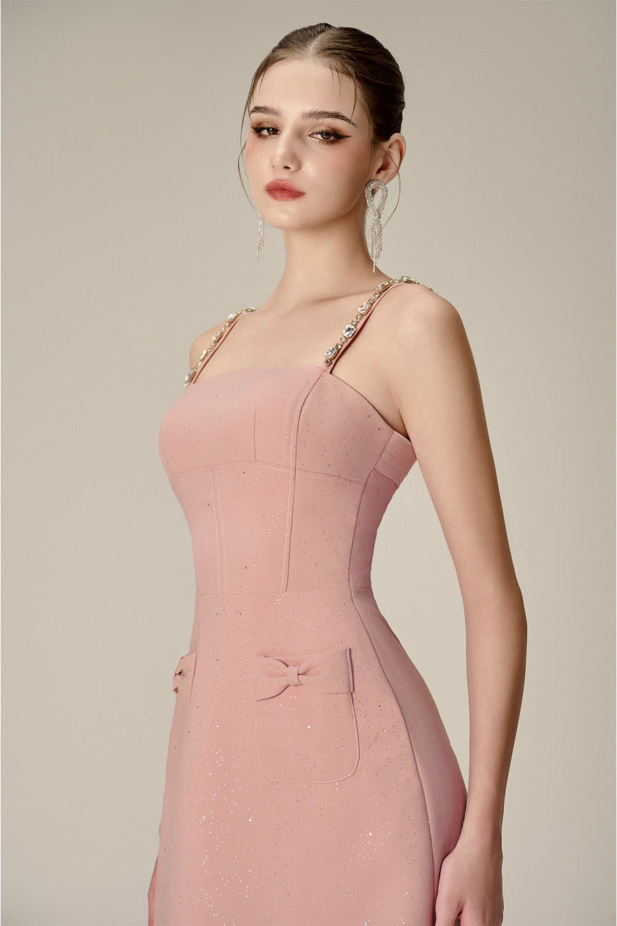 Lestia A-line Camisole Polycotton Calf Length Dress Midi Dress NHAT VY