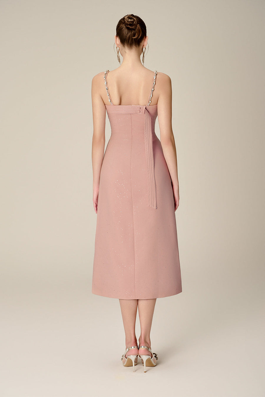Lestia A-line Camisole Polycotton Calf Length Dress Midi Dress NHAT VY