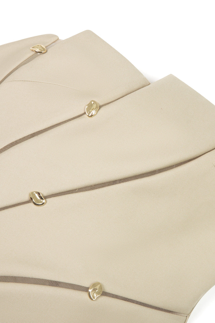 Tranquil Sheath Sleeveless Khaki Calf Length Dress 8