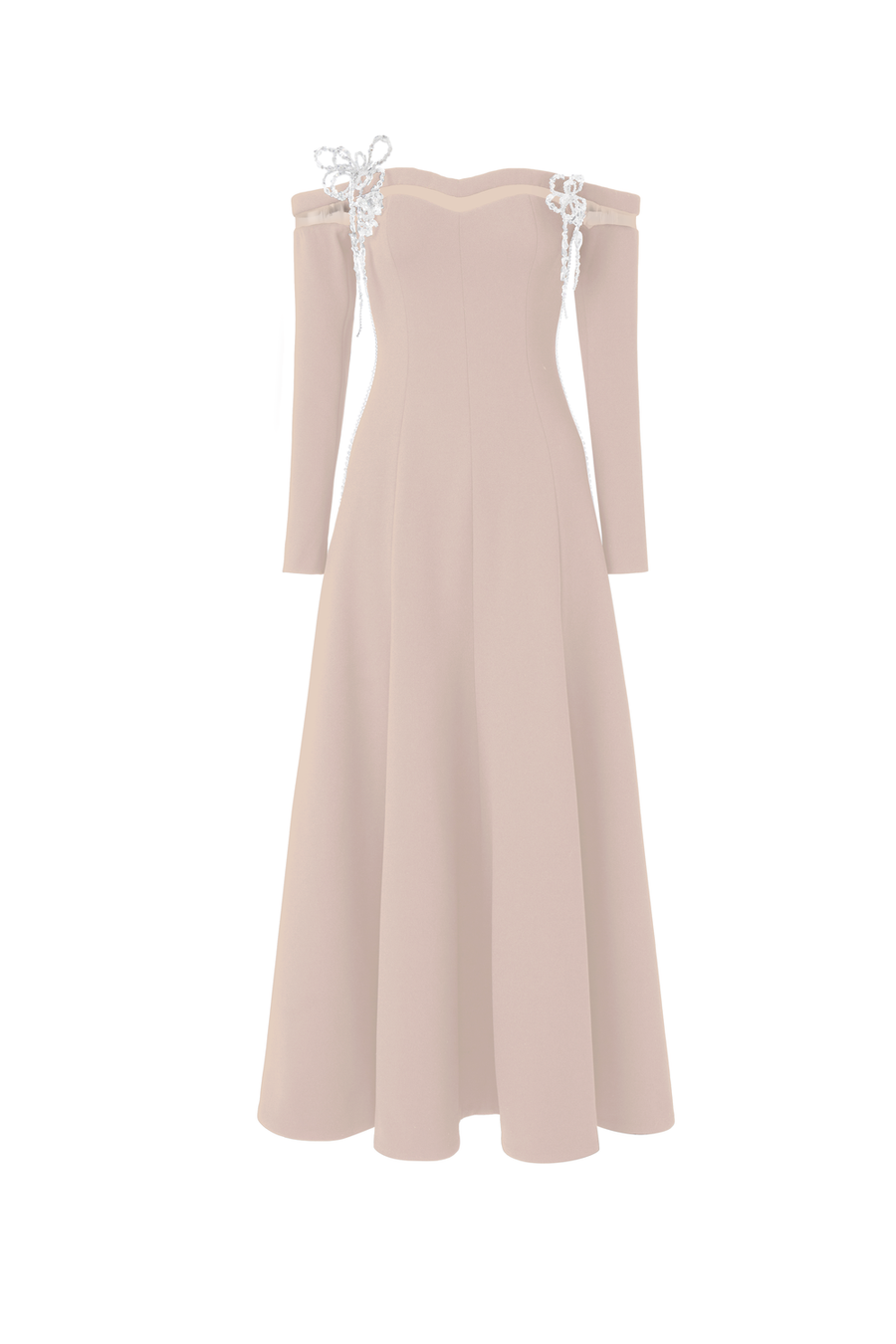 Cyr Off-Shoulder Midi Dress 12