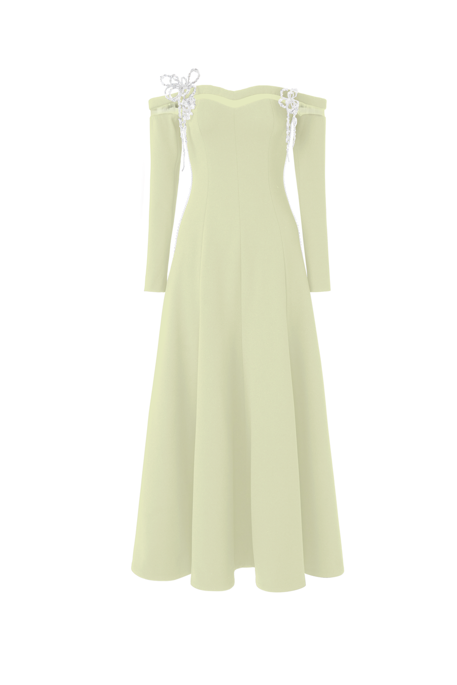 Cyr Off-Shoulder Midi Dress 9