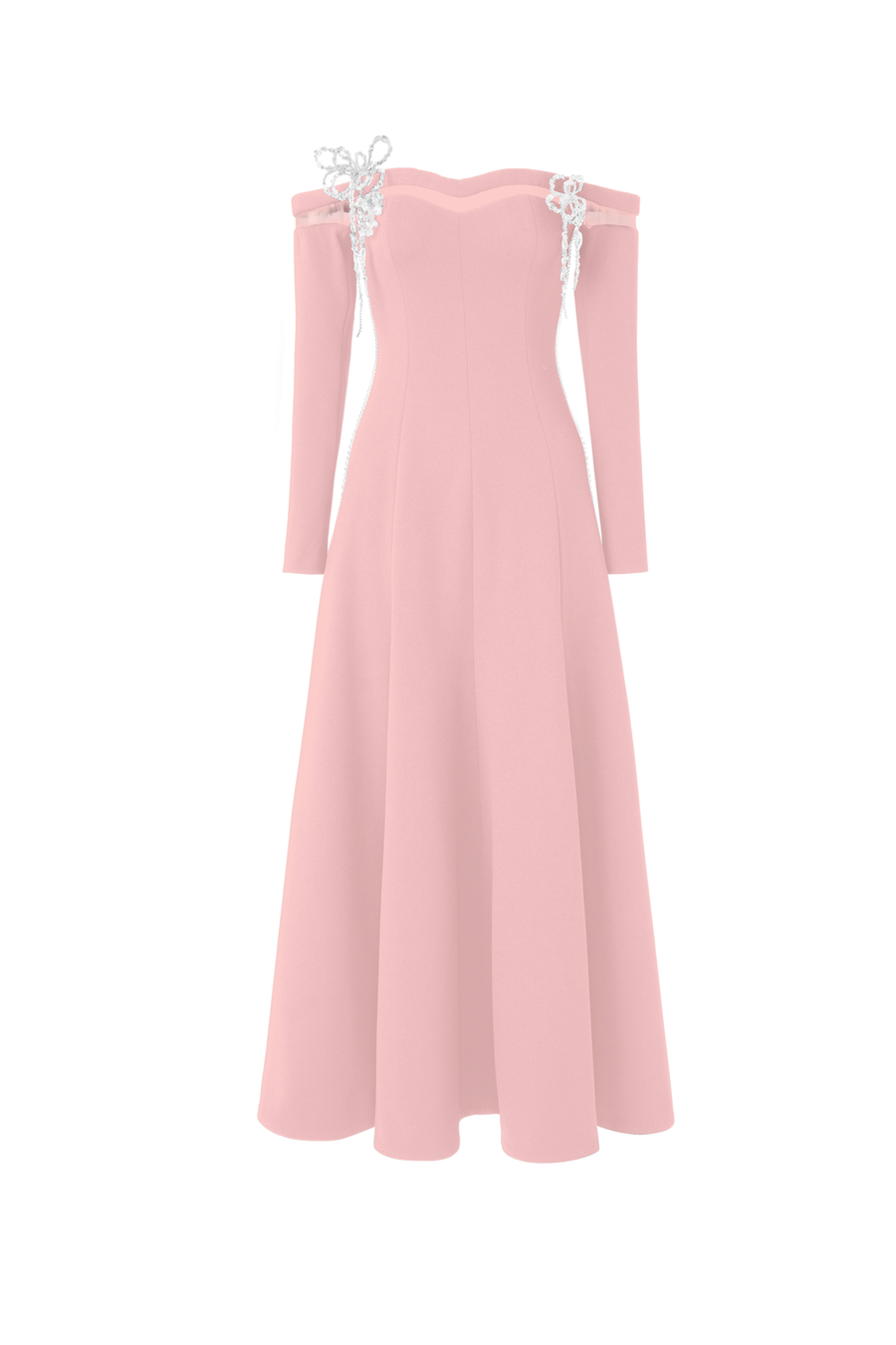 Cyr Off-Shoulder Midi Dress 6