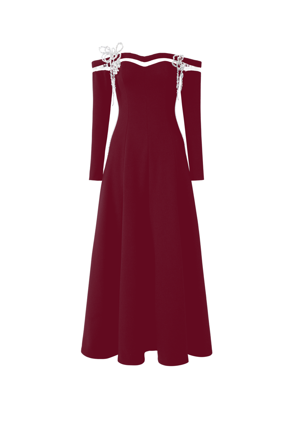 Cyr Off-Shoulder Midi Dress 11
