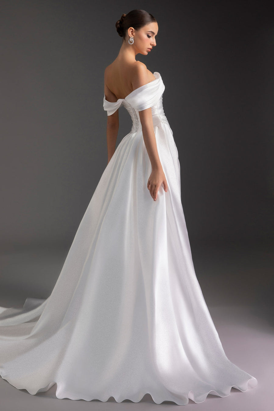 Lauryn Sweetheart Draped Maxi Dress 3