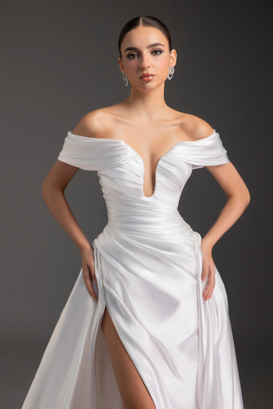 Lauryn Sweetheart Draped Maxi Dress 2