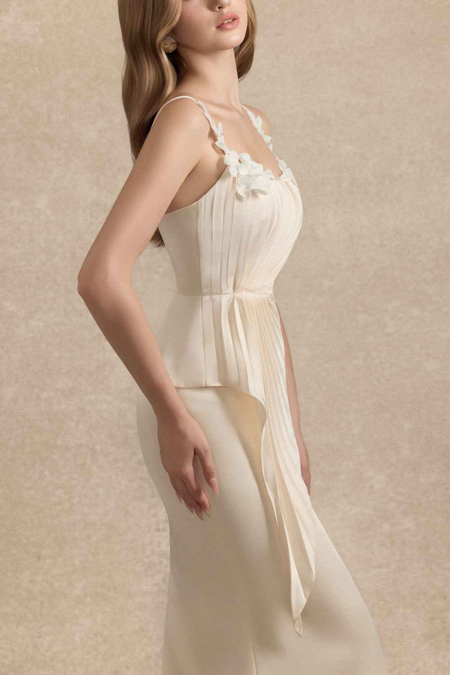Liora Sheath Pleated Set