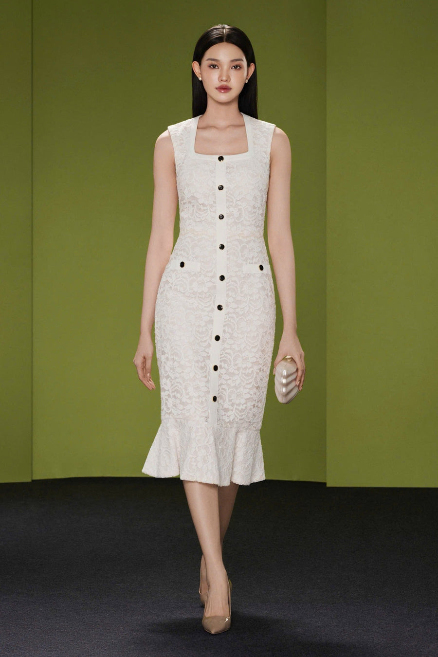 Liorine Mermaid Midi Dress 1