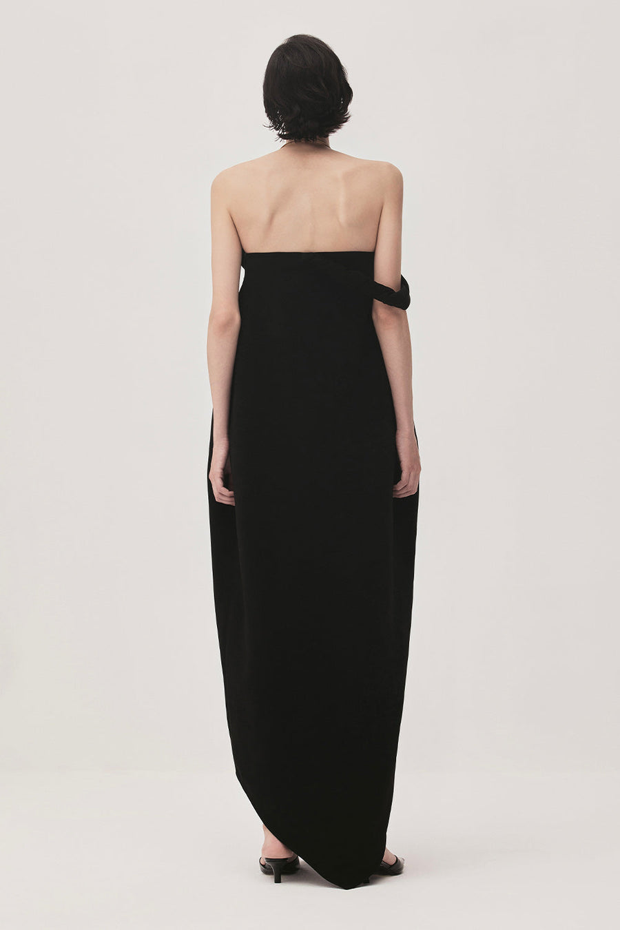 Nhung Cocoon Off-Shoulder Velvet Maxi Dress 7