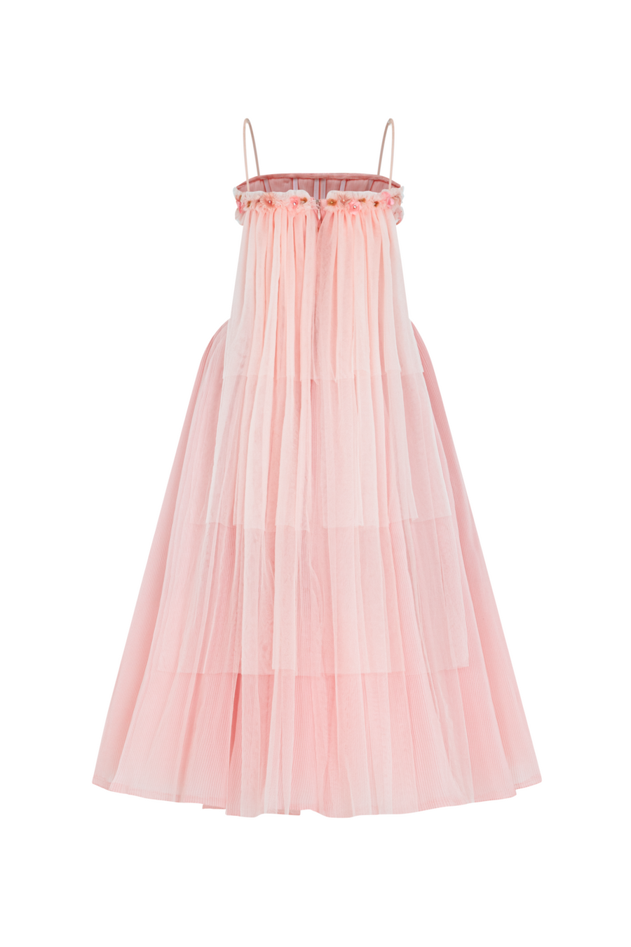 Lullaby Square Neck Applique Midi Dress 6