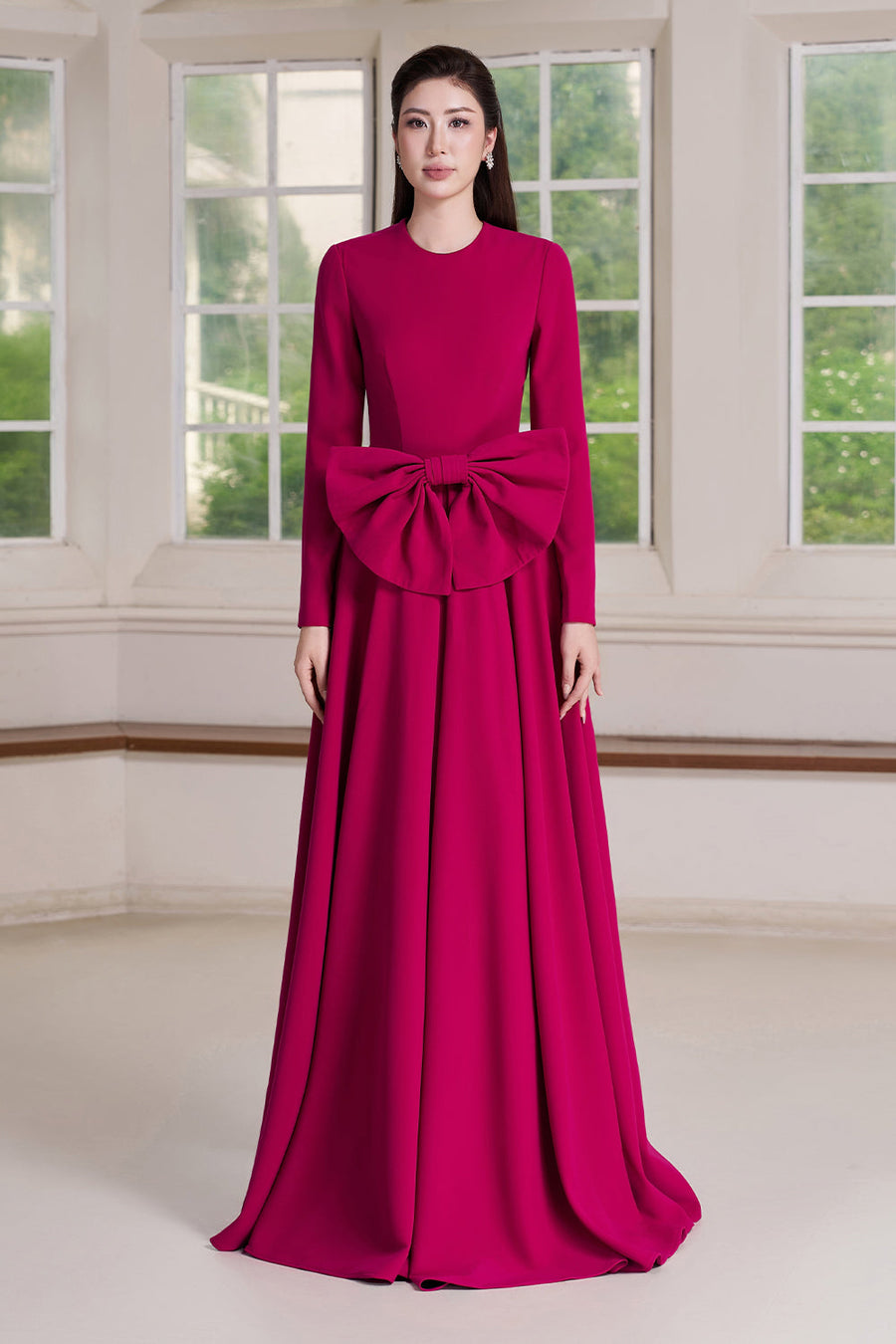 Lune Ribbon Maxi Dress 2