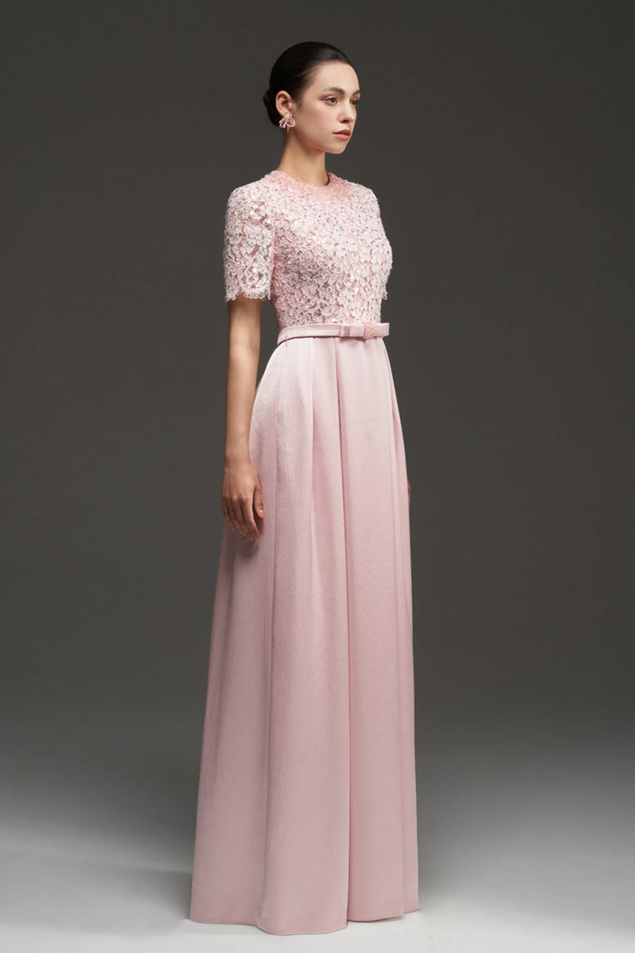 Lyanna A-line Draped Maxi Dress 7