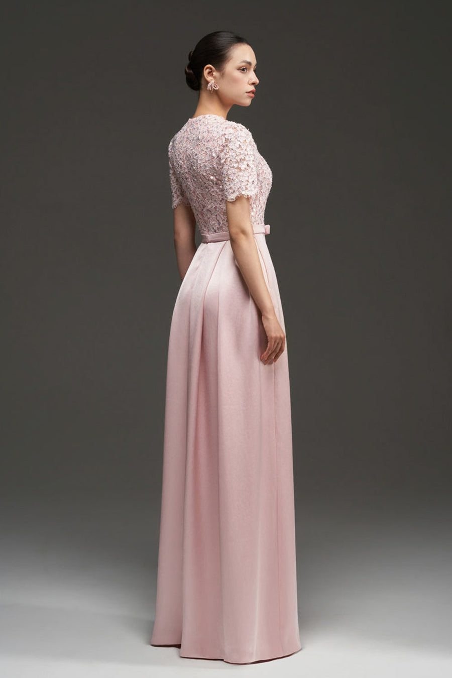 Lyanna A-line Draped Maxi Dress 5