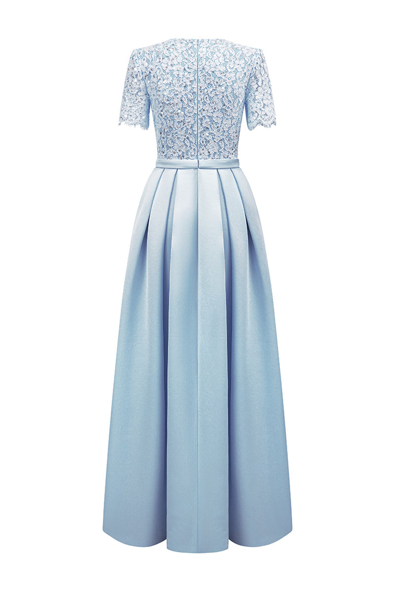 Lyanna A-line Draped Maxi Dress 11