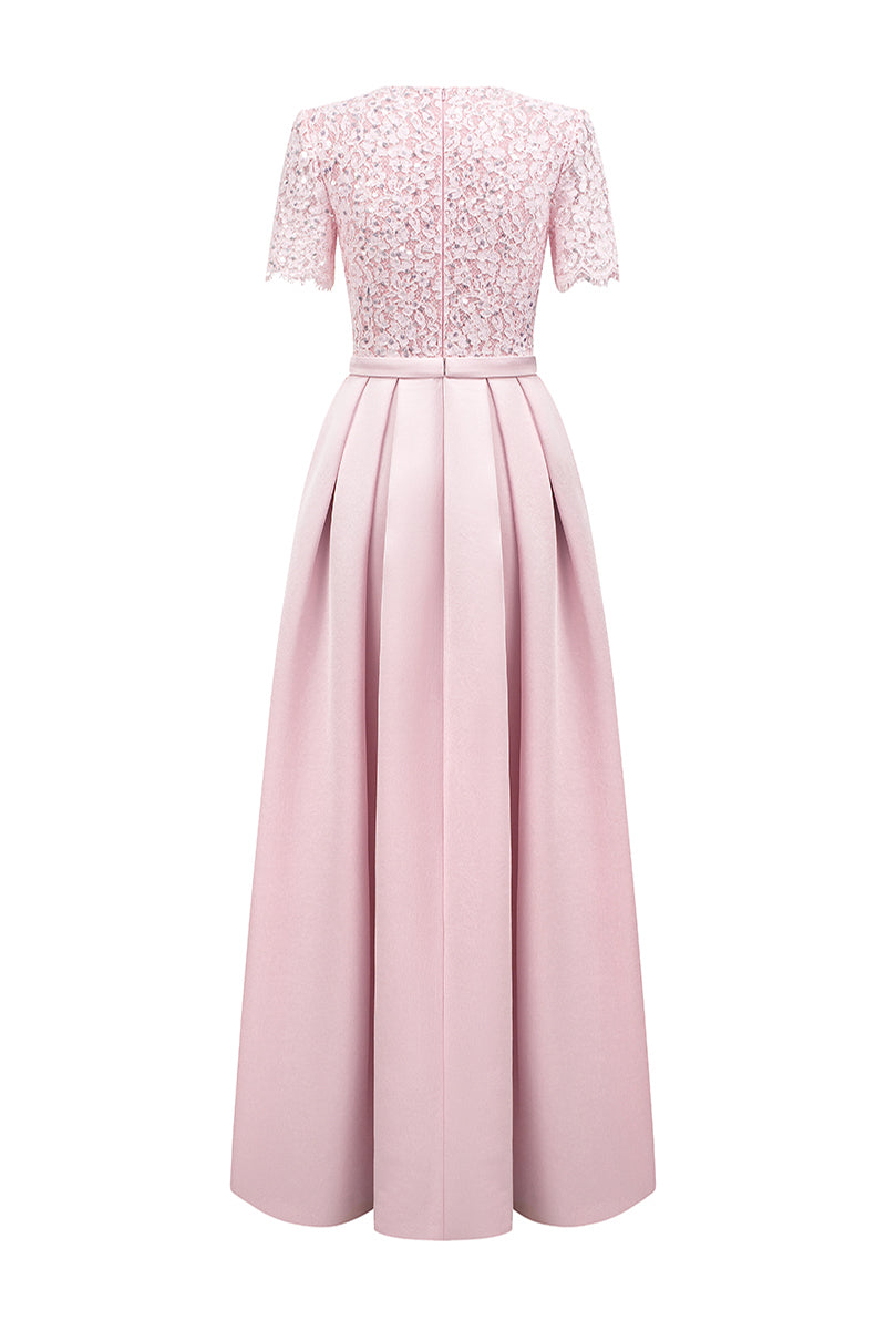 Lyanna A-line Draped Maxi Dress 4