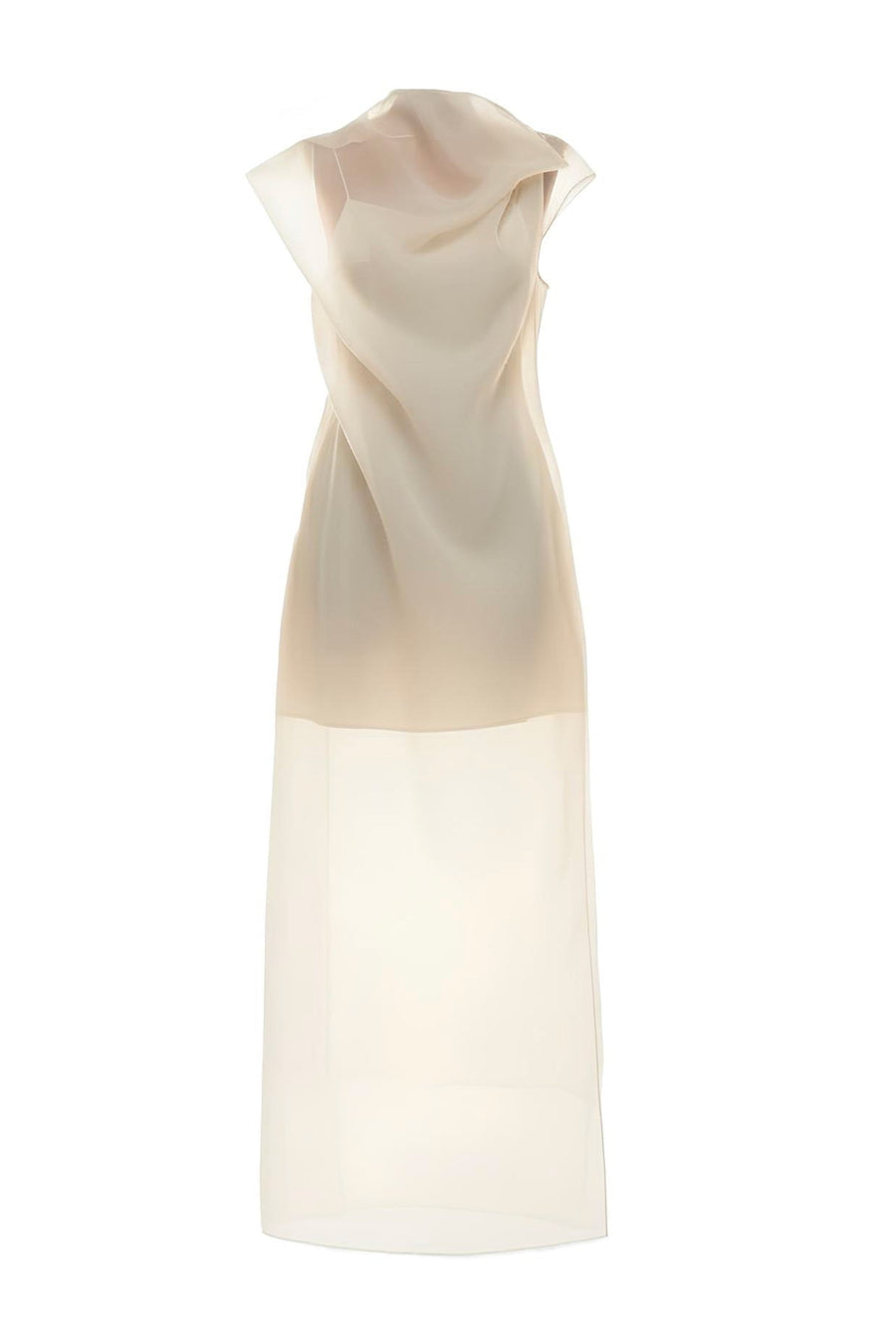 Lyn Cowl Draped Midi Dress 1
