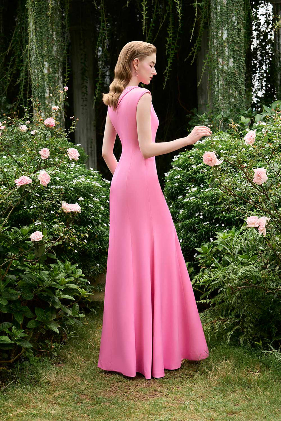 Parker Mermaid Mock Neck Silk Floor Length Dress Gown Dress I.H.F Atelier