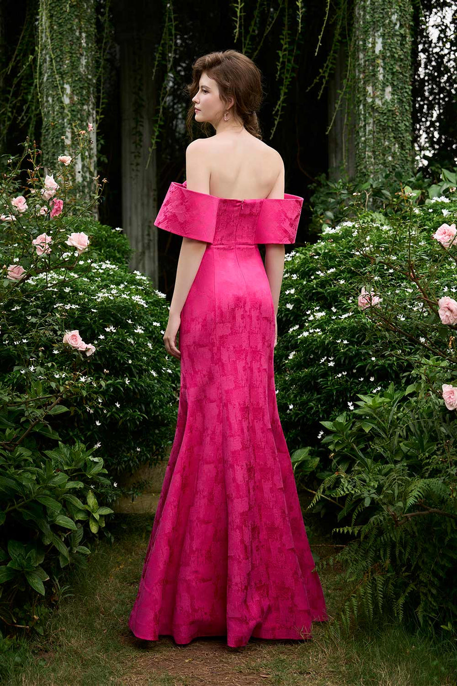 Shiloh Trumpet Corset Brocade Floor Length Dress Gown Dress I.H.F Atelier