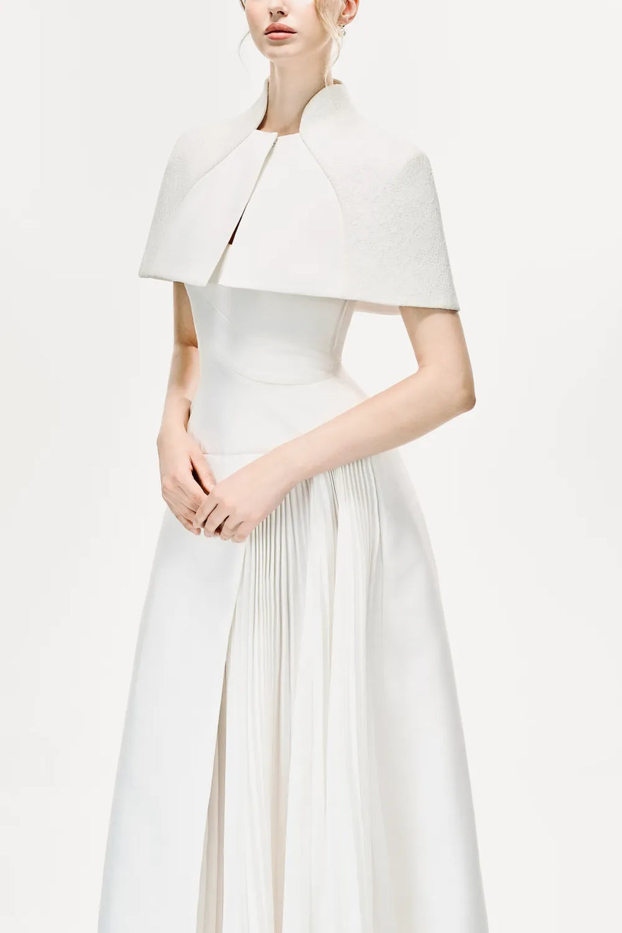 Calyra Dress with Cape 4