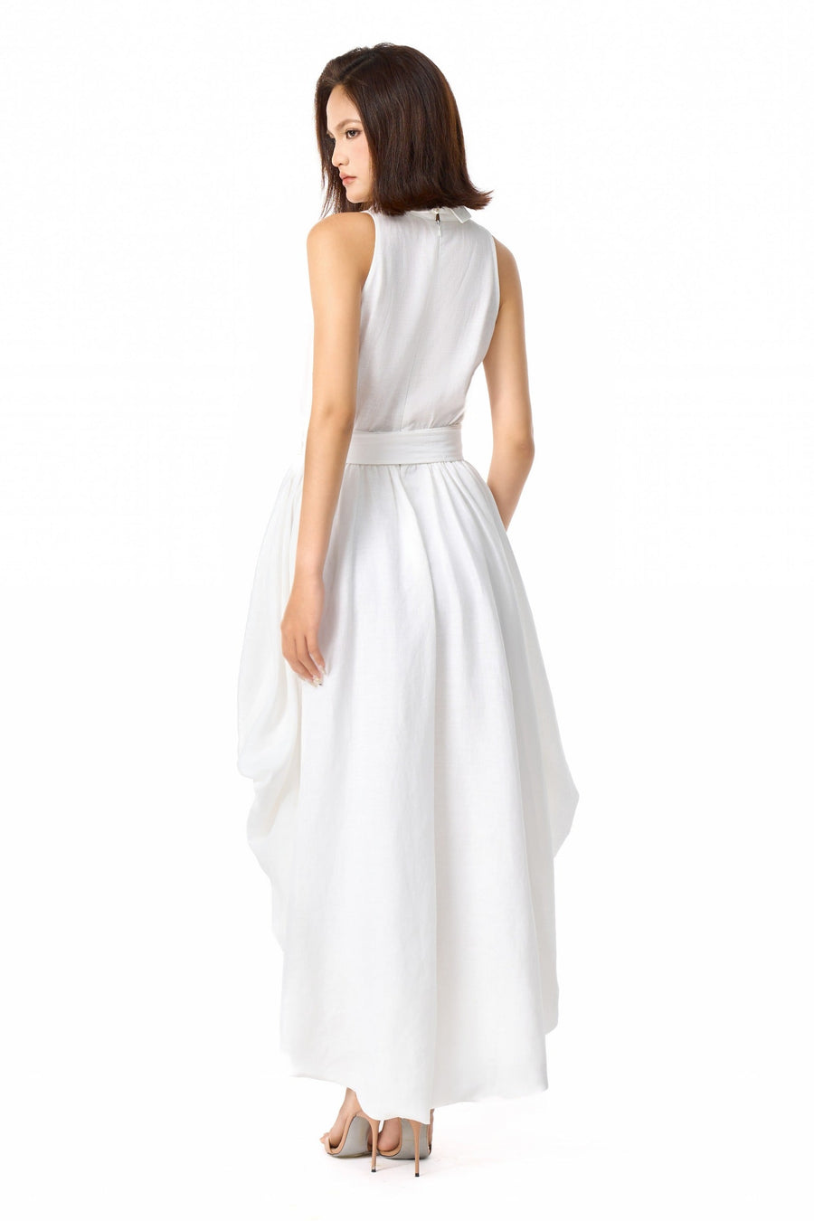 Luxe Asymmetric Midi Dress 5