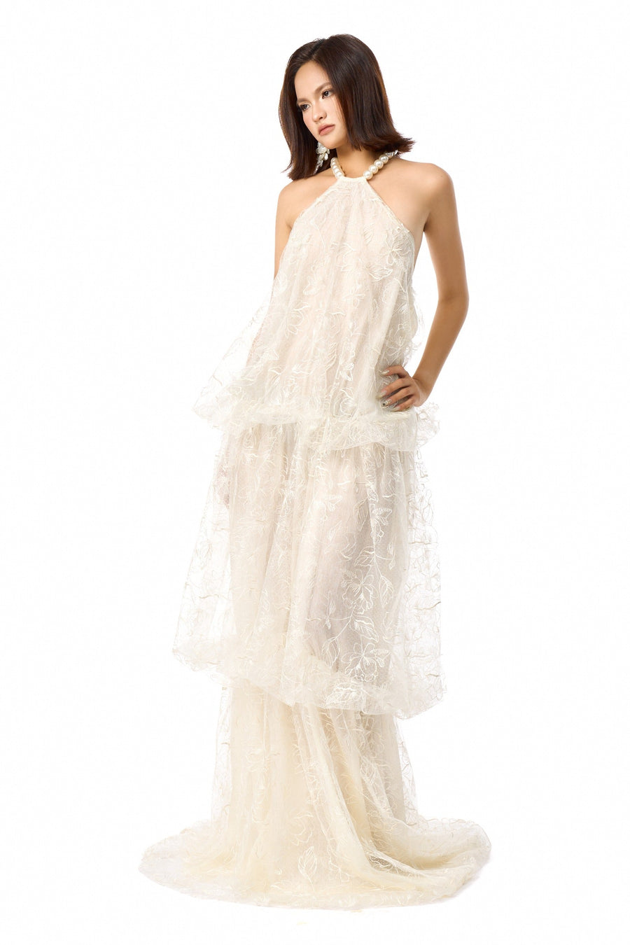 Eira Halter Maxi Dress 4