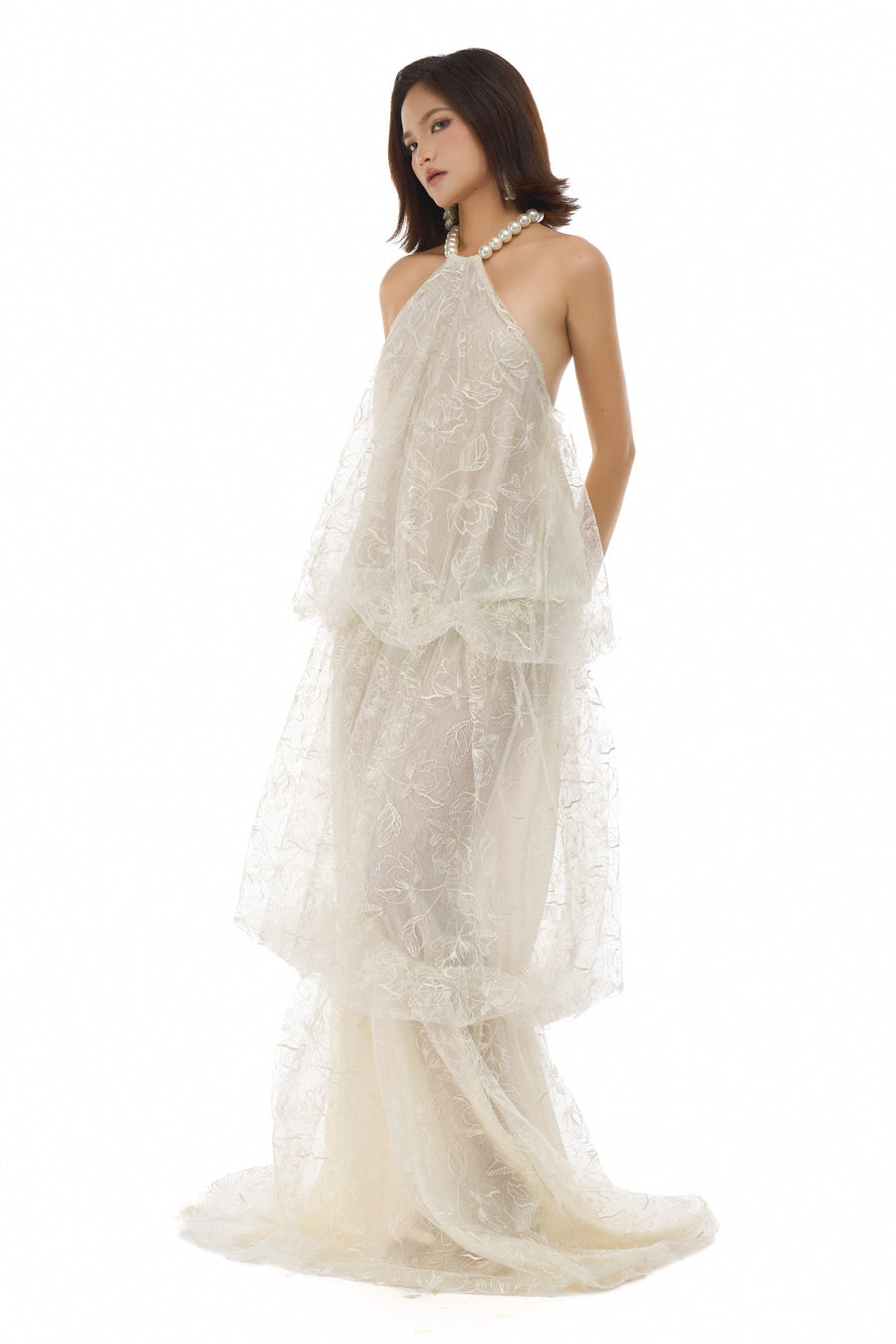 Eira Halter Maxi Dress 5